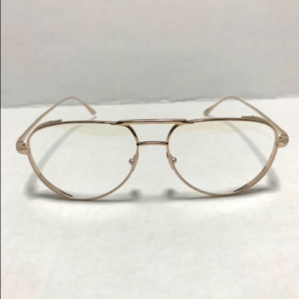 Tom Ford Rose Gold Aviator Glasses